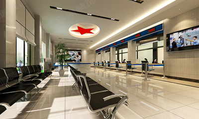 政府服務(wù)大廳設(shè)計(jì)案例效果圖及鄭州裝修公司與軟件開發(fā)一體化解決方案